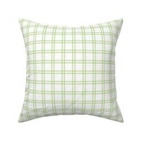 Smaller Up Up and Away Fly High Aviator Nursery Coordinate Plaid in Lime