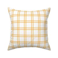 Bigger Up Up and Away Fly High Aviator Nursery Coordinate Plaid in Golden Yellow