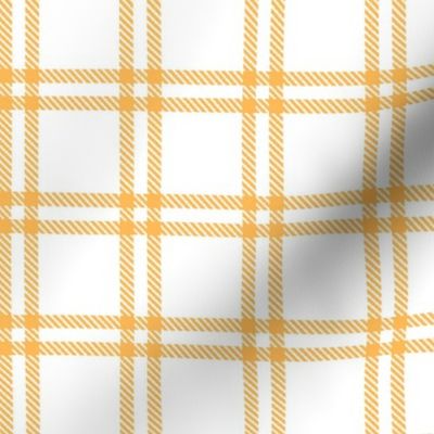 Bigger Up Up and Away Fly High Aviator Nursery Coordinate Plaid in Golden Yellow