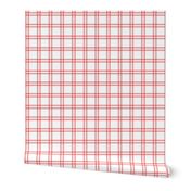 Bigger Up Up and Away Fly High Aviator Nursery Coordinate Plaid in Coral