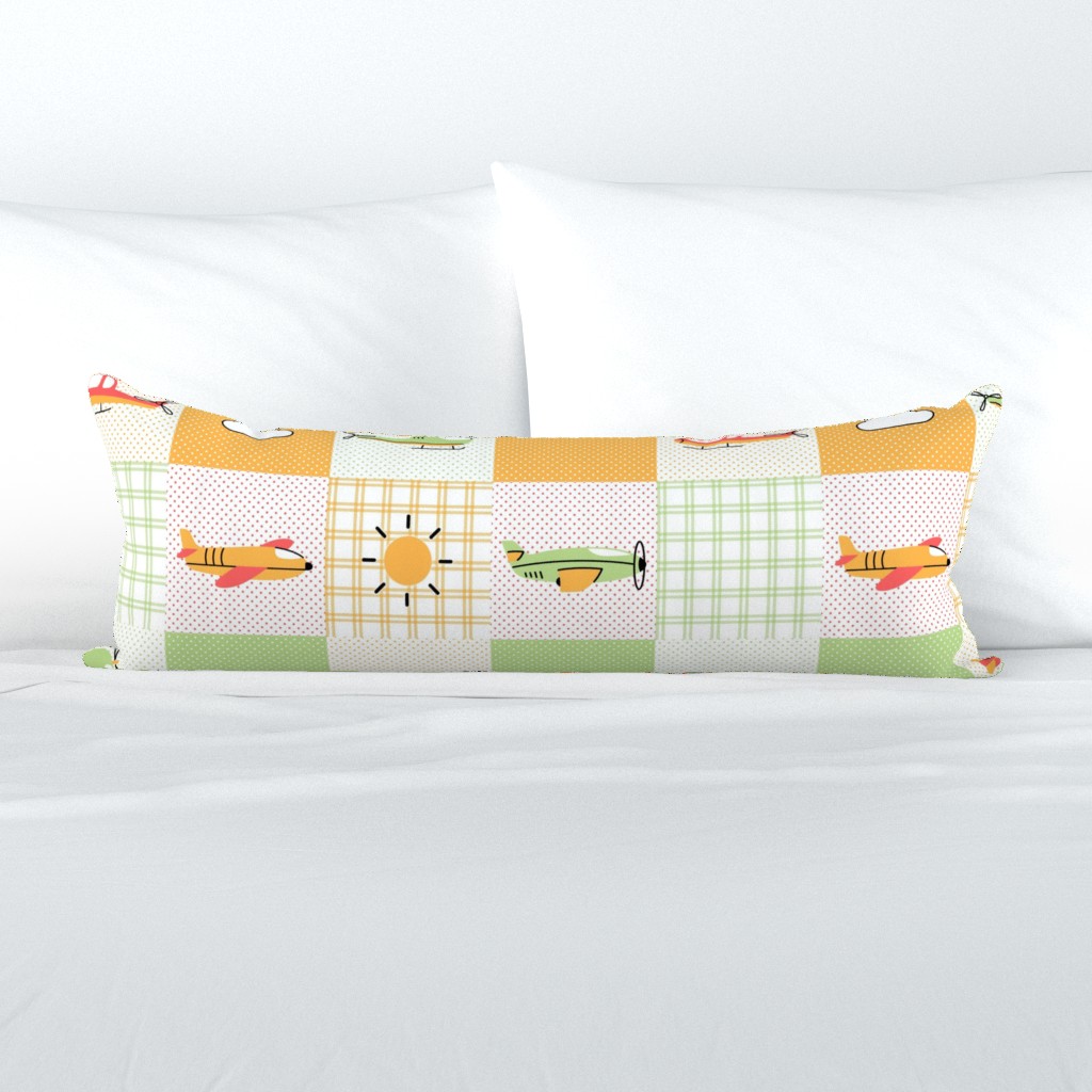 Bigger Patchwork Up Up and Away Fly High Aviator Nursery