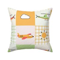 Bigger Patchwork Up Up and Away Fly High Aviator Nursery