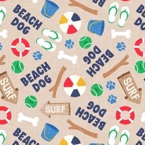 Beach Dog - sand - Summer Dogs - LAD24