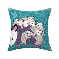 possum pillow or quilting squares