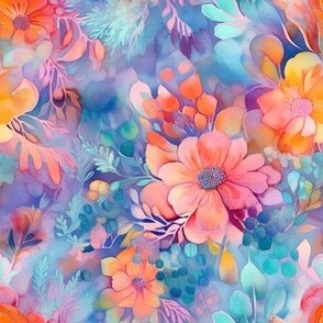 psychedelic-watercolor-flowers