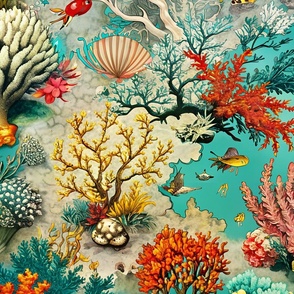 Coral Reef Chinoiserie