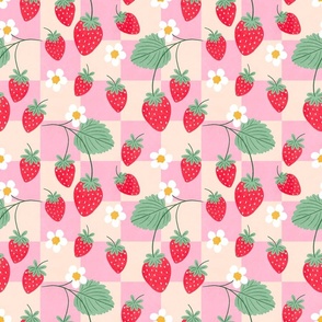 Strawberries Pink (S)