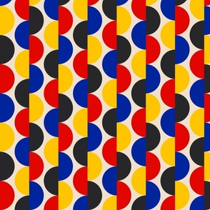 Midcentury Modern Mingle - Primary Colors (medium)