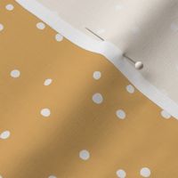 Dots on gold yellow