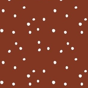 Dots on brown