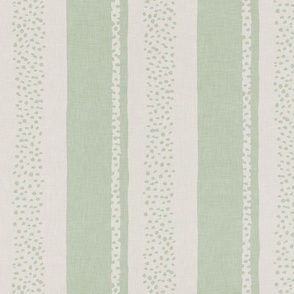 Green mint Linen Stripe Wallpaper