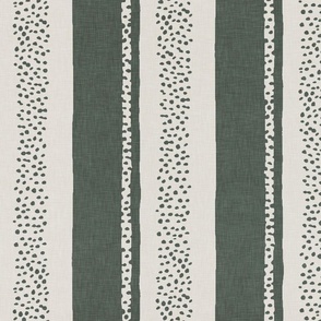 Green smoke Linen Stripe Wallpaper