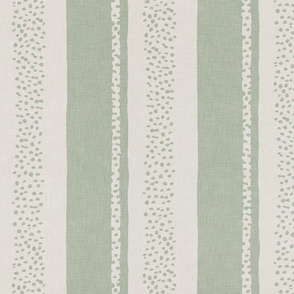Sage Linen Stripe Wallpaper