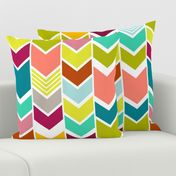 Multi Colored Chevron Large