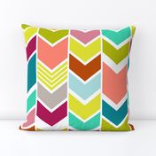 Multi Colored Chevron Large