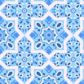 Blue Moroccan Tiles