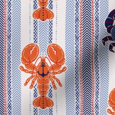 Crustacean of Vintage Nautical Adventure - Lobsters