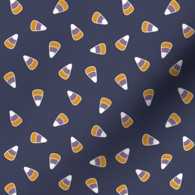 (S) Tossed Candy Corn on Night Blue
