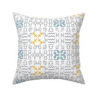 All Together Zodiac Signs - white background