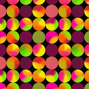 Cocktail Dots black medium