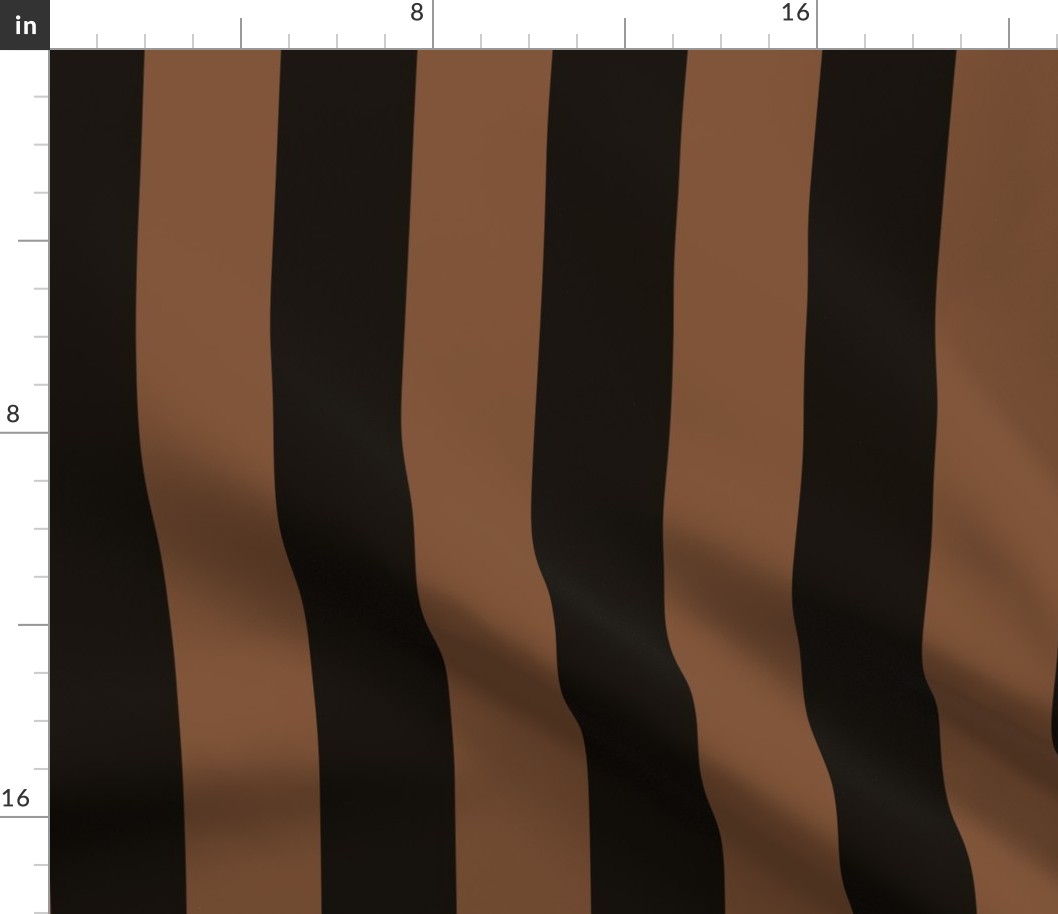 2.5" Wide Stripe | Warm Bleached Black
