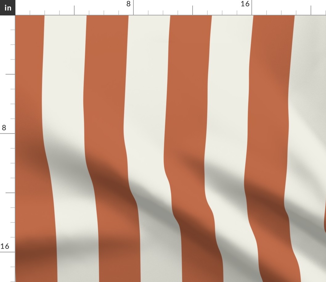 2.5" Wide Stripe | Topaz Brown Orange