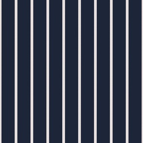 Enchanted Woodland Navy Stripes