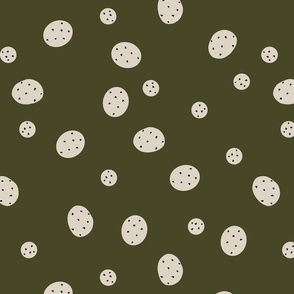 fall things collection fall cookies in olive green