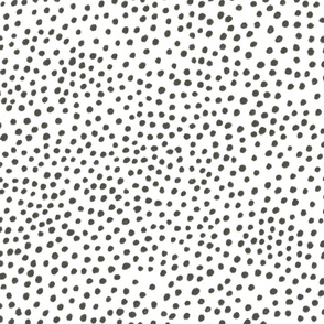 black pencil hand drawn dots or marks on white or classic dotted 