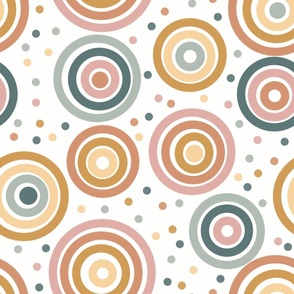 Felicity Large Scale Multicolor Circles And Dots