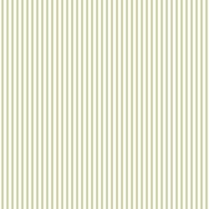 Beefy Pinstripe: Light Olive Green Thin Stripe, Small Candy Stripe