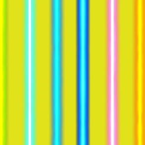 Rainbow Neon Light Stripes- lime