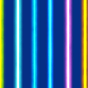 Rainbow Neon Light Stripes- royal blue