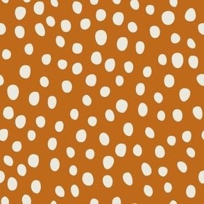 Speckles sand dots spots neutral on tan brown