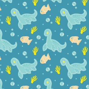 Nessie Cutie Cryptid Small Pattern