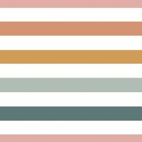 Felicity Medium Scale Multicolor Thick Stripe