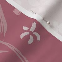 (L) Flower Stems with Abundant Blossoms | White, Pale and Dark Pinks | Large Scale