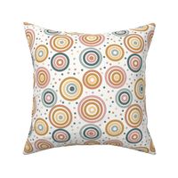 Felicity Medium Scale Multicolor Circles And Dots