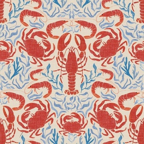 ( M ) Textured dance  of the crustaceans