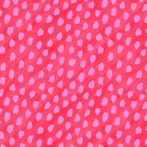Red Pink Dots Mark Making