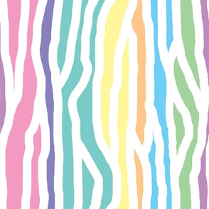 (L) Random ridges pastel lines