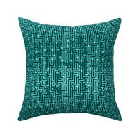 S Maze Quest Turquoise Teal Ombre 0072 D geometric cyan abstract texture modern shape art