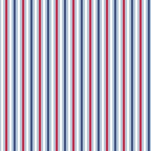 Blue red  stripes