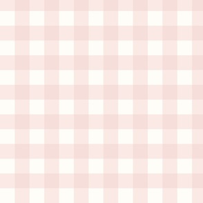 (M) Gingham Check - Baby Blush Pink