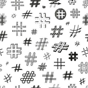 Hashtag Symbols 1