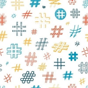 Hashtag Symbols 2