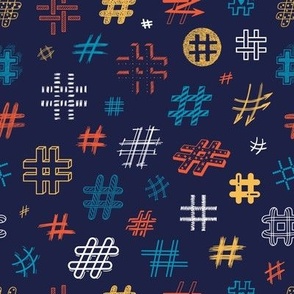 Hashtag Symbols 3