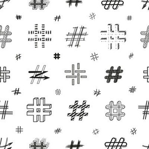 Hashtag Symbols 6