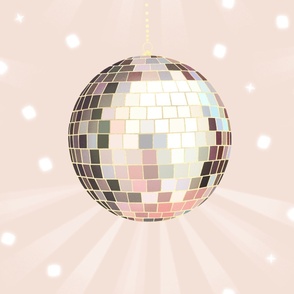 Disco Mirror Ball (XL), natural - Party Lights