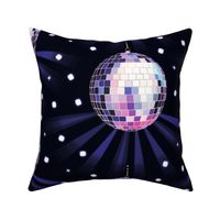 Disco Mirror Ball (M), dark purple - Party Lights